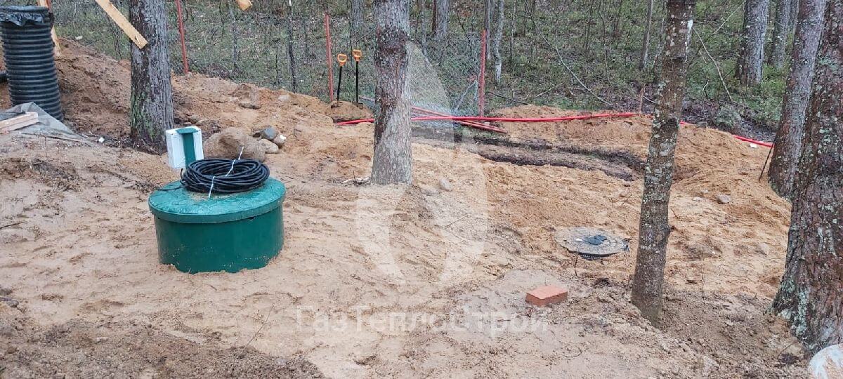 Завершение работ по установке Септика Kolo Vesi 5 низкий корпус